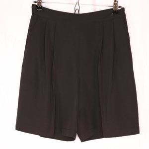 ABS Allen Schwartz Shorts Size PS High Rise Black Culottes Size Zip Dress Shorts